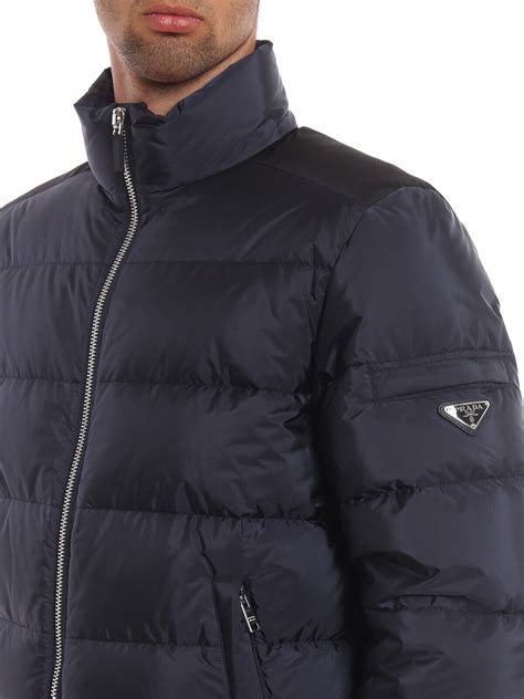 prada puffer jacket navy|prada puffer jacket sale.